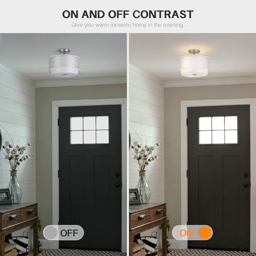 Semi Flush Mount Ceiling Light Fixture
