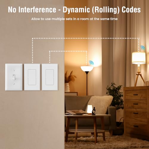 Wireless Wall Switch Remote Control Outlet