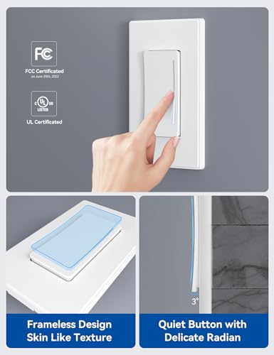 Smart Dimmer Light Switch DTR30 (10 Count)