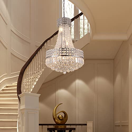 Crystal Chandeliers for Dining Room K9 Modern Crystal Chandelier Classic Luxury Imperial Style 9 Lights Chandelier Ceiling Dining Room Living Room Indoor Bedroom Chandelier