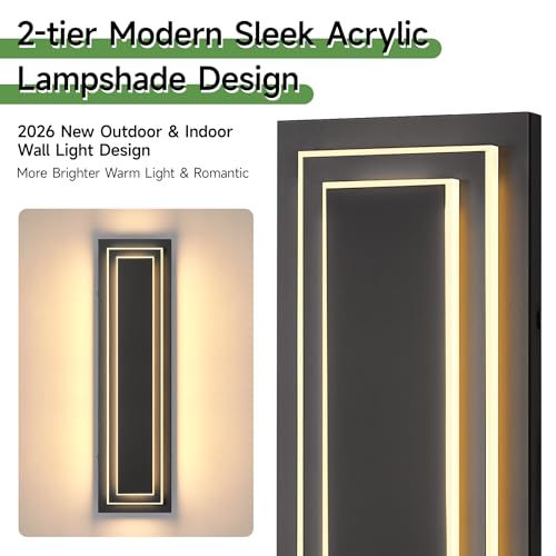 23.6 in Outdoor Wall Light Fixture