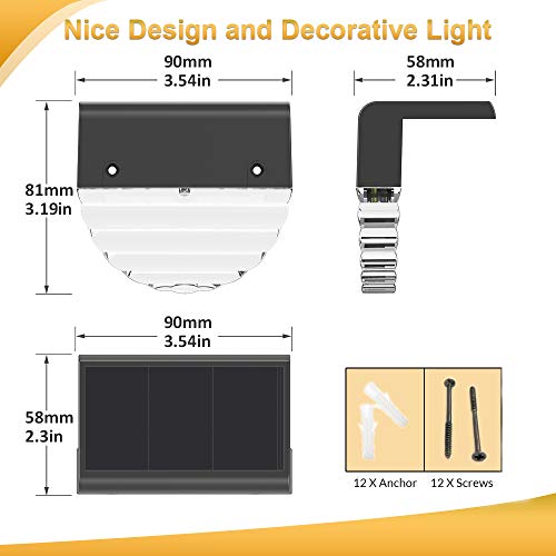 Solar Deck Lights (6 Count)