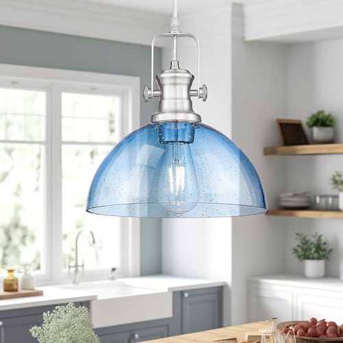 10.5" Brushed Nickel Pendant Lights Kitchen Island