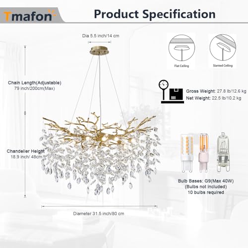 Modern Gold Chandelier Light Fixtures