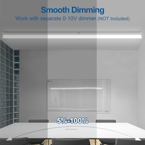 8FT LED Linear Light Fixture 4 Pack (4 Count)