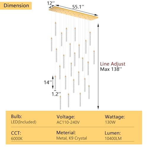 Rectangular Chandeliers 26