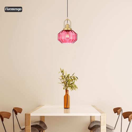 9in Mid Century Modern Pendant Light