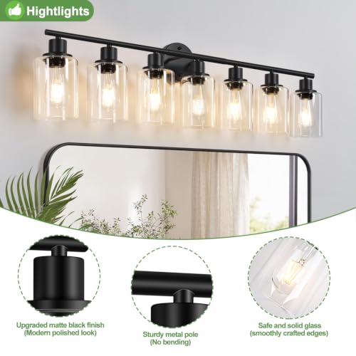 7 Light Bathroom Light Fixtures