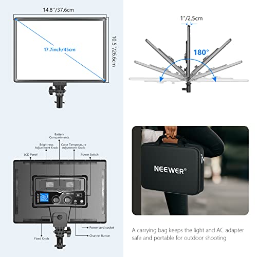 NL288 LED Video Light with 2.4G Remote