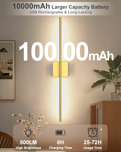 Battery Powered Wall Sconce Set of Two (2 Count)