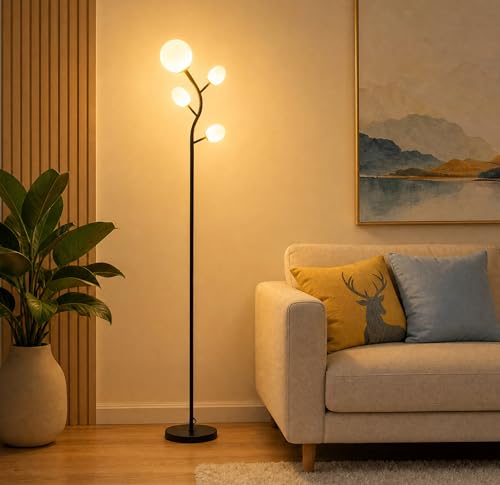 4 Globe Floor Lamp for Living Room