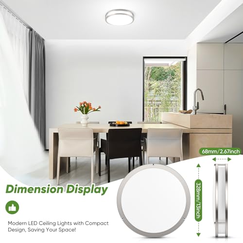 36W LED Flush Mount Ceiling Light Fixture