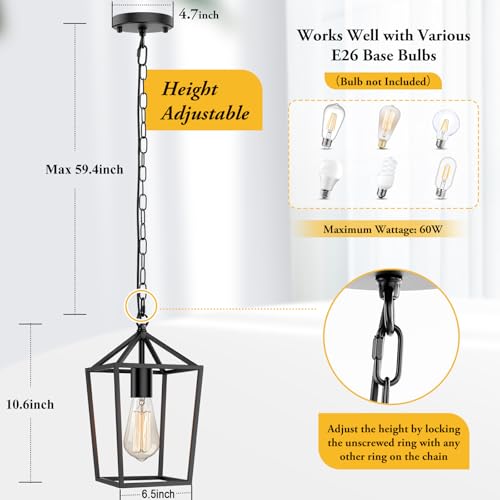 Farmhouse Pendant Light for Kitchen Island