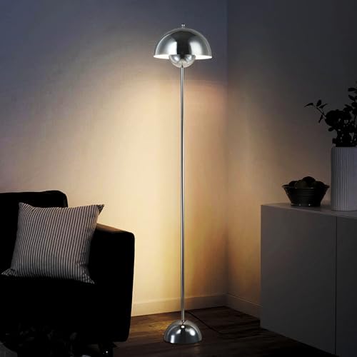 Mid Century Modern Metal Bud Floor Lamp for Home and Office