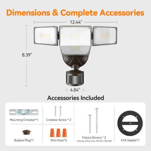 85W 10000LM Motion Sensor Outdoor Lights