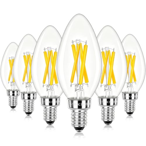 LED Candle Bulbs 100W Equivalent Dimmable (6 Count)