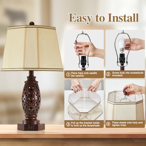 Bedside Lamps Set of 2 (2 Count)