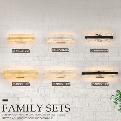 Modern LED Bathroom Vanity Light Fixture Over Mirror