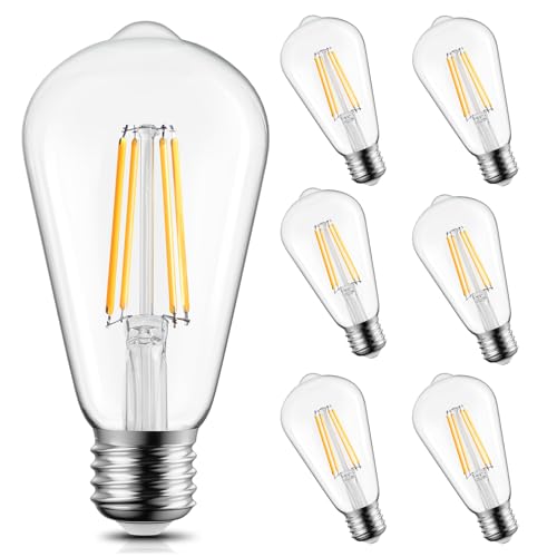 6Pack Edison Light Bulbs (6 Count)