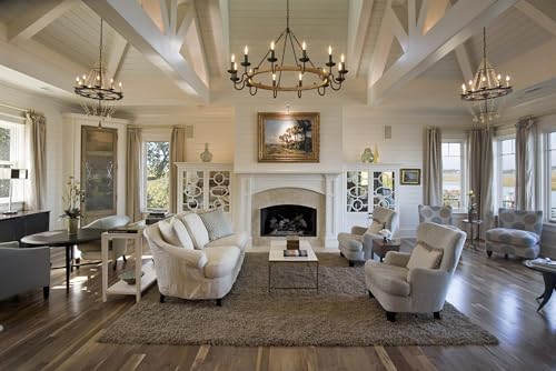 Rustic Wagon Wheel Chandelier