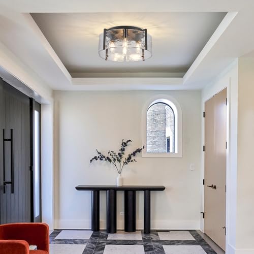 17.3“ Semi Flush Mount Ceiling Light Fixture