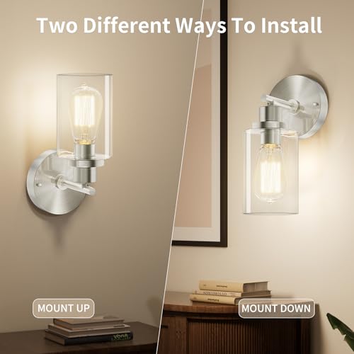 Brushed Nickel Wall Light