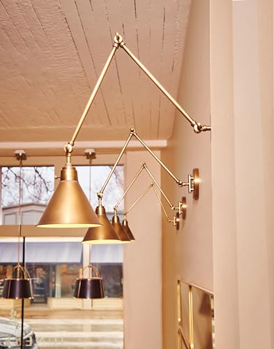 Arti Medium Long Swing Arm Single Light Wall Sconce