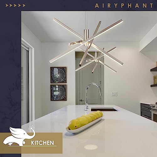 Nickel Modern LED Chandelier