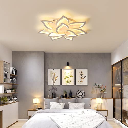 33.5" Modern LED Low Profile Flush Mount Ceiling Light