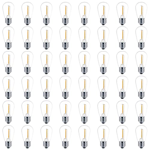 48 Pack S14 LED String Light Bulbs (48 Count)