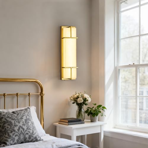 15.7inch Alabaster Wall Sconces Set of Two