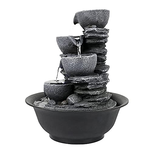 10.6” High Tabletop Water Fountain