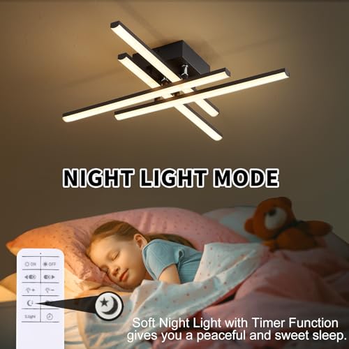 Modern LED Ceiling Light with Remote