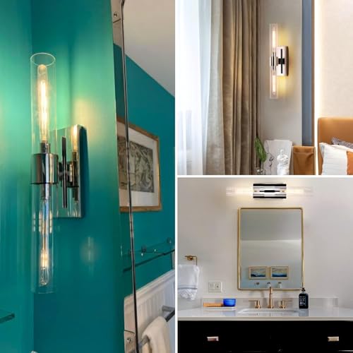 Chrome Wall Sconces (2 Count)