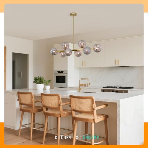 Gold Chandelier for Dining Room Sputnik Globe Linear Island Chandeliers