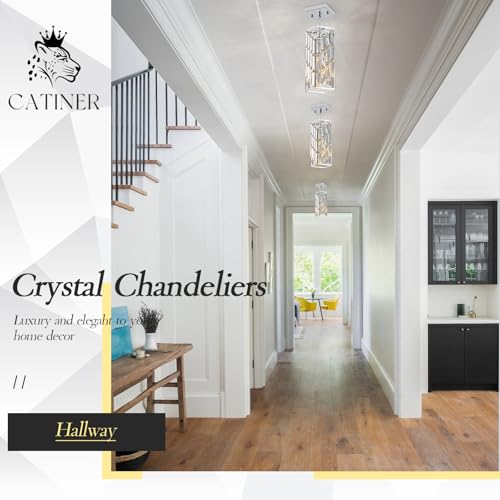 Chrome Crystal Pendant Light 3 (3 Count)