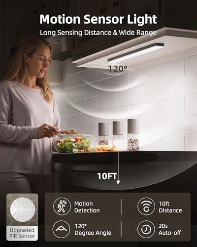 13inch Under Cabinet Lighting with Charging Station (3 Count)