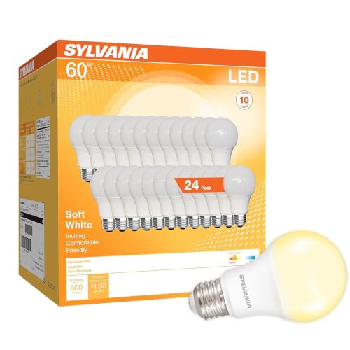 Sylvania LED A19 Light Bulb (24 Count)