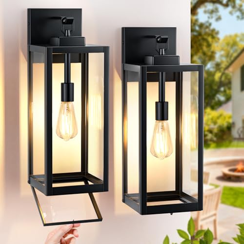 20" Large Outdoor Wall Lights (2 Count)