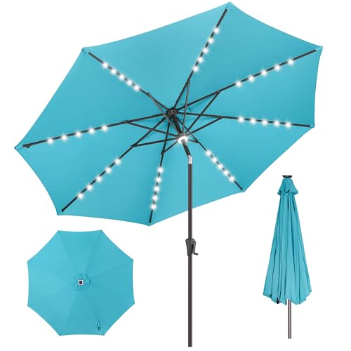 Solar Patio Umbrella with Centre Light