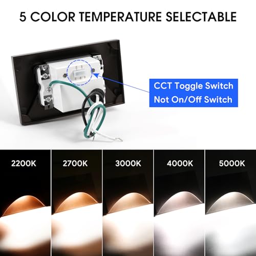 Energetic 120V LED Stair Lights (6 Count)