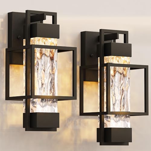 Modern Outdoor Light Fixtures Outdoor Lighting 2 Pack (2 Count)