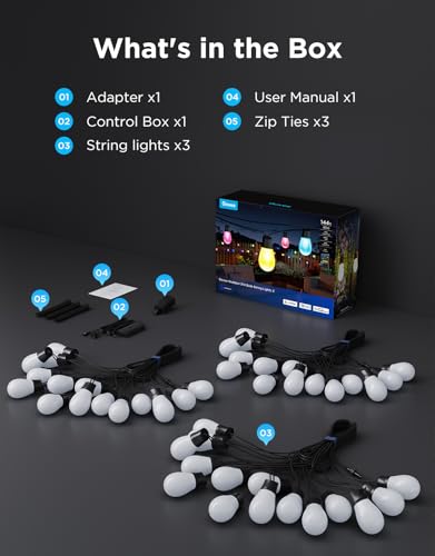 S14 Bulb Outdoor String Lights 2 (144 Foot)