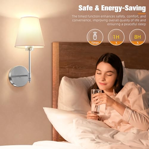 14.5 inch Battery Operated Wall Sconce Set of 2 (2 Count)