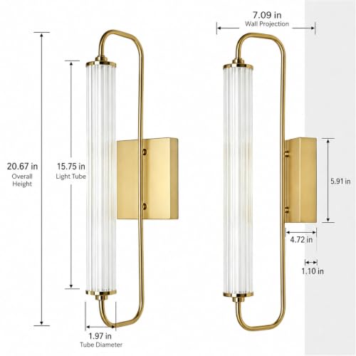 Gold Wall Sconce
