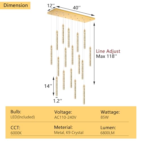 Rectangular Chandeliers 17