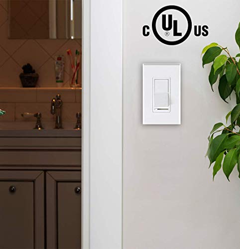 in Wall Dimmer Switch for LED Light (2 Count)