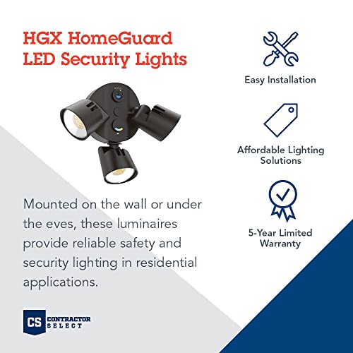 HomeGuard 3 Light LED Outdoor Flood Lights