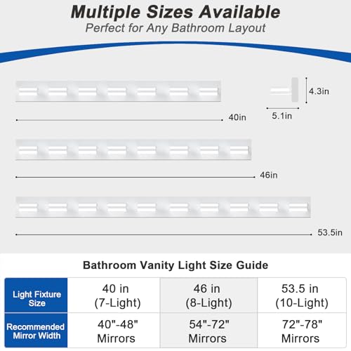 LED Modern Bathroom Lights Fixtures