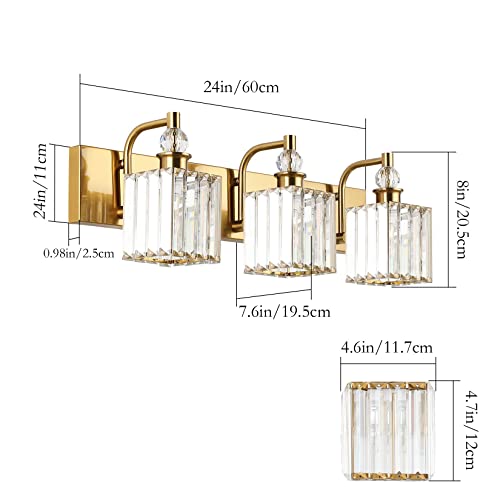 Crystal Bathroom Vanity Lights 3